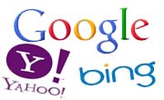 The major search engines